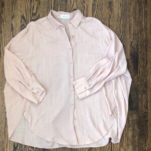 Solai poolside top in rosy peach